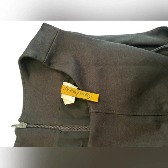 Rachel Pally Black Sleeveless Shift Dress Pockets Sz 4 - Picture 6 of 9